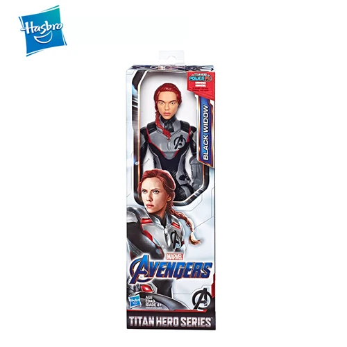 BLACK WIDOW Hasbro Marvel Мстители Бесконечность войны Starforce супер герой 1" эндшпиль Титан герой серии человек паук Железный человек енот Доктор Стрэндж - Цвет: BLACK WIDOW