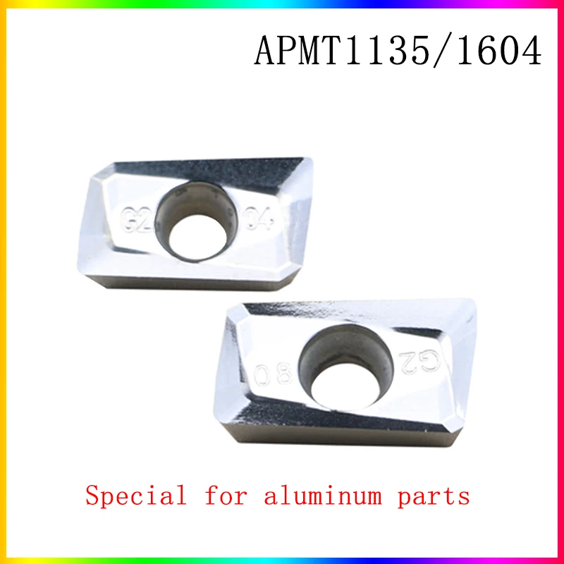 Твердосплавное лезвие APMT1135 APMT1604 APMT1135PDER APMT1604PDER для токарных алюминиевых деталей