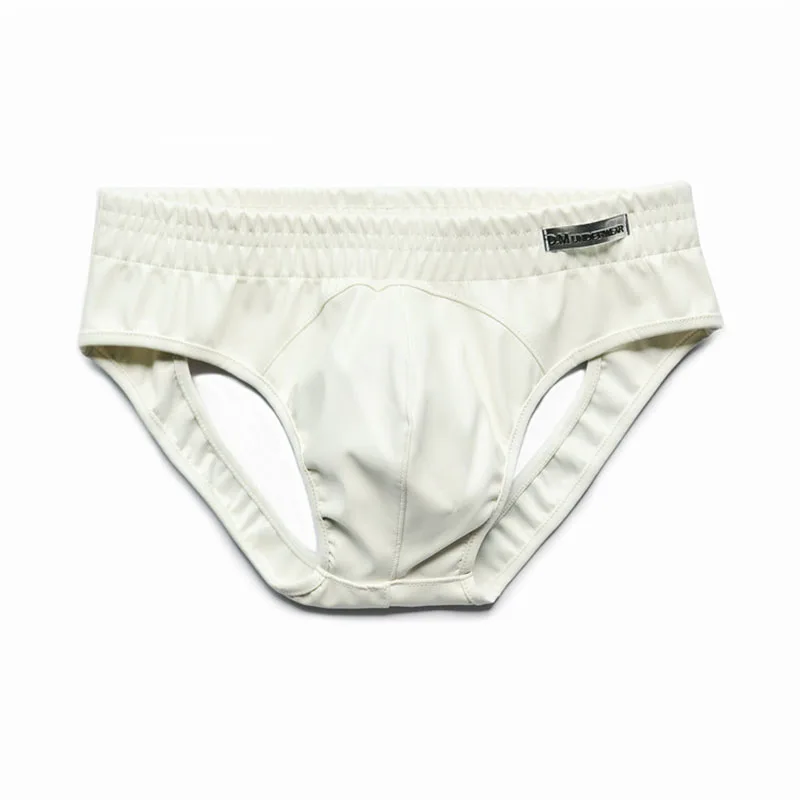 Трусы джоки мужские из ПУ кожи пикантное нижнее белье для мужчин трусы слипы гей