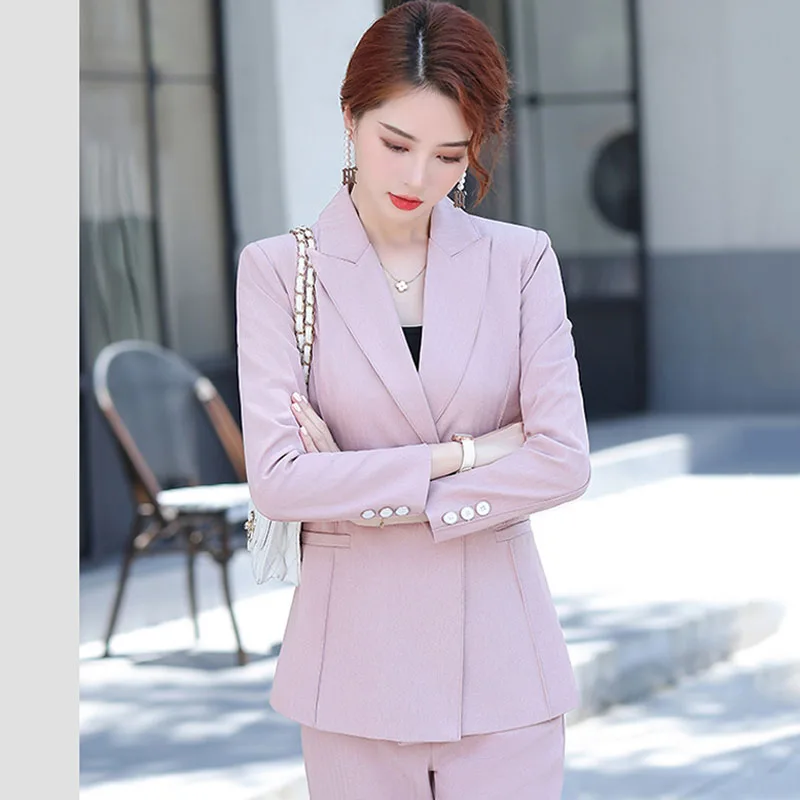 1 шт. Женский приталенный Блейзер размера плюс пальто осень 2020 хлопковая смесь с