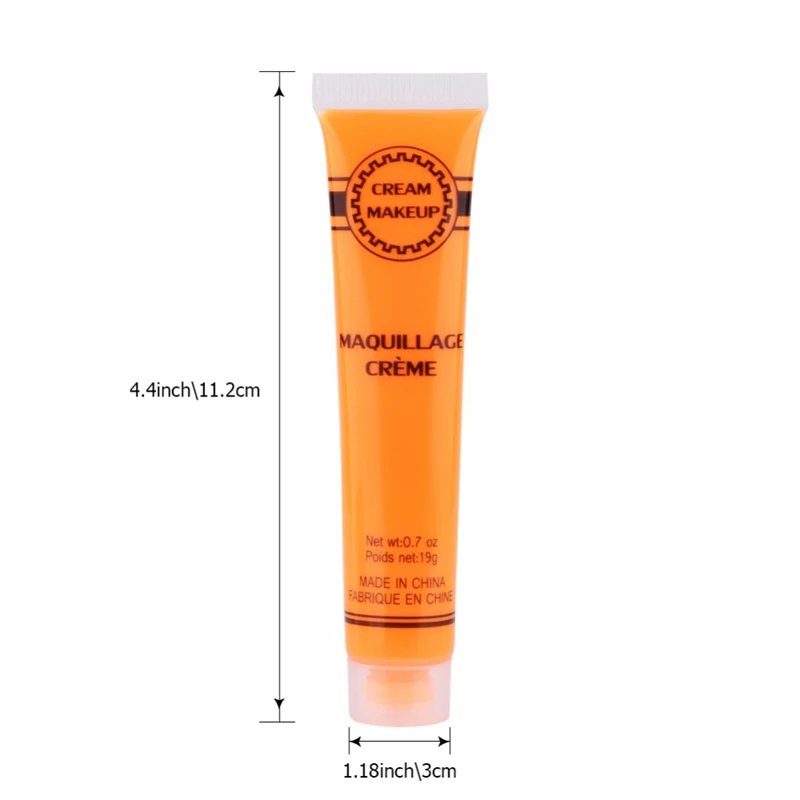 19 г шесть цветов косплей макияж на Хэллоуин крем для лица безопасный всех