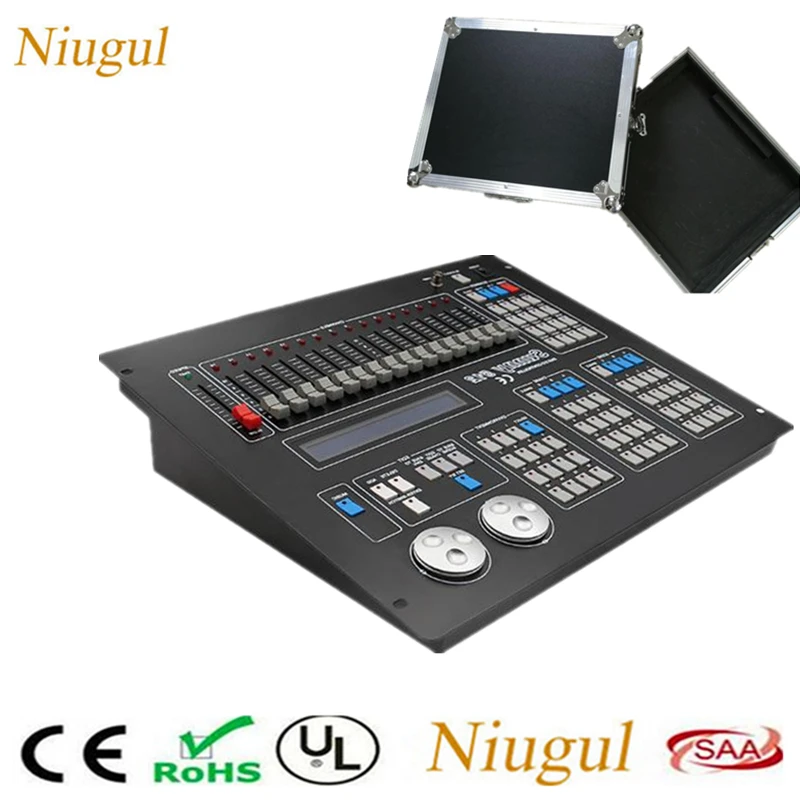 

Sunny 512 DMX Controller For LED Par Light Moving Head Beam Light /DMX512 Console With Flight Case DMX DJ Controller Equipment