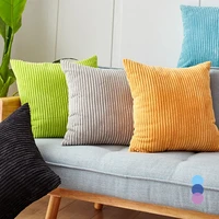 pillow cover velvet cushion cover 45x45cm for living room sofa corduroy decorative pillows nordic home decor housse de coussin