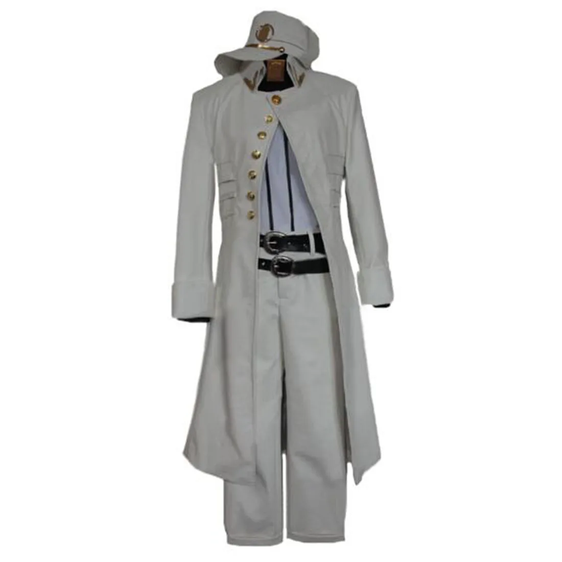 2019 Джоджо приключенческий костюм кудзё Джотаро кожа Косплэй со шляпой полный