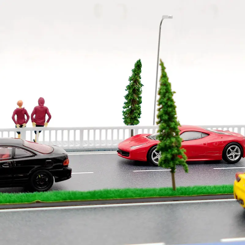 Oversteer 1/64 Road Way B OS640003 литье под давлением Diorama Yaotai модель украшения сцены |