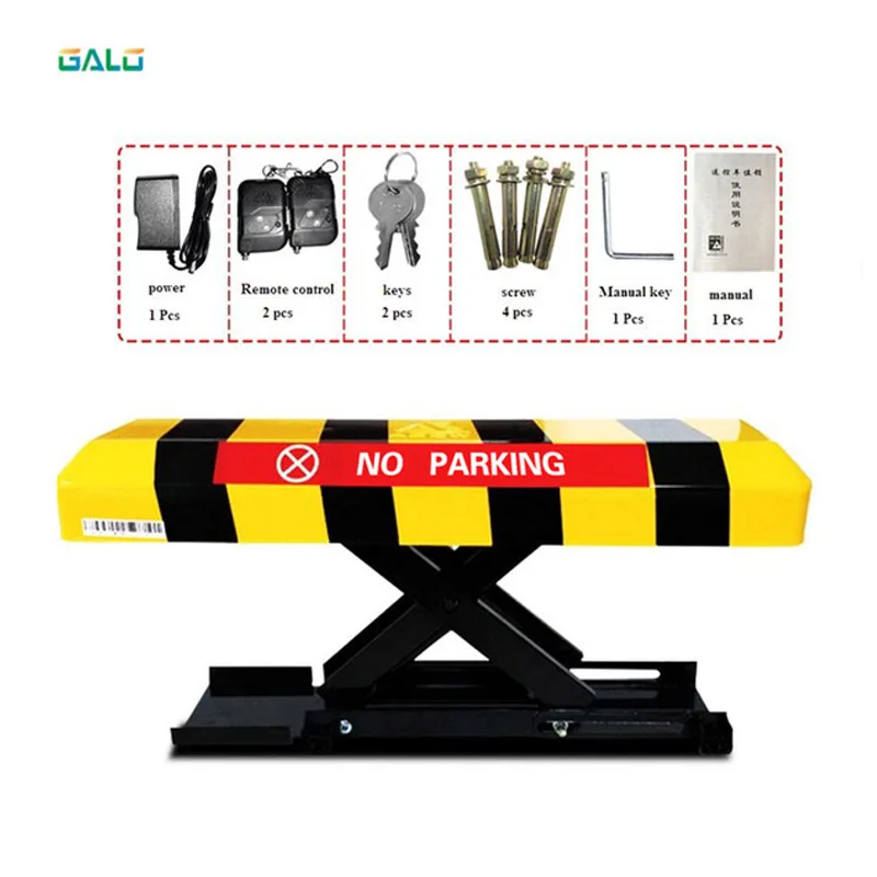 Сдержанный автоматический (с дистанционным управлением) замок парковки и барьер