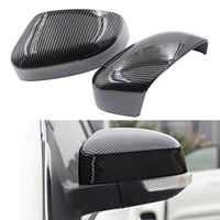 2pcs carbon fiber side mirror covers caps rear view mirror case shell for ford focus 2012 2018 escape 2013 2017