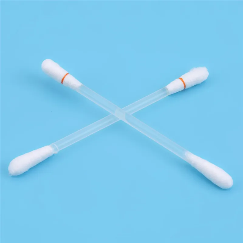 100 шт./упак. одноразовые ватные тампоны для ресниц чистки рта ушей тушь аппликатор