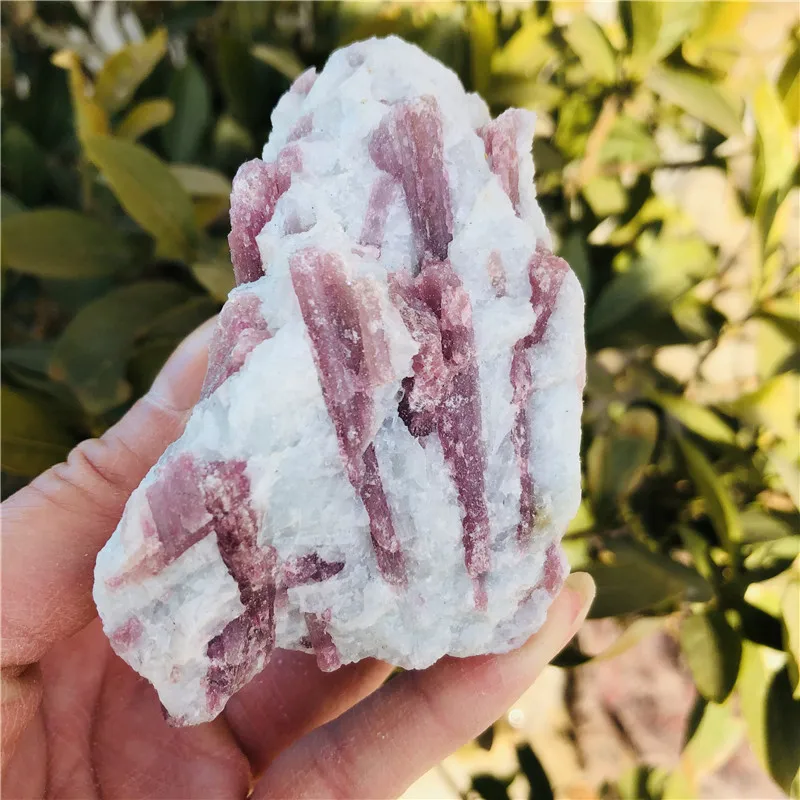 

Natural red tourmaline rought stone rubellite stones crystal specimens