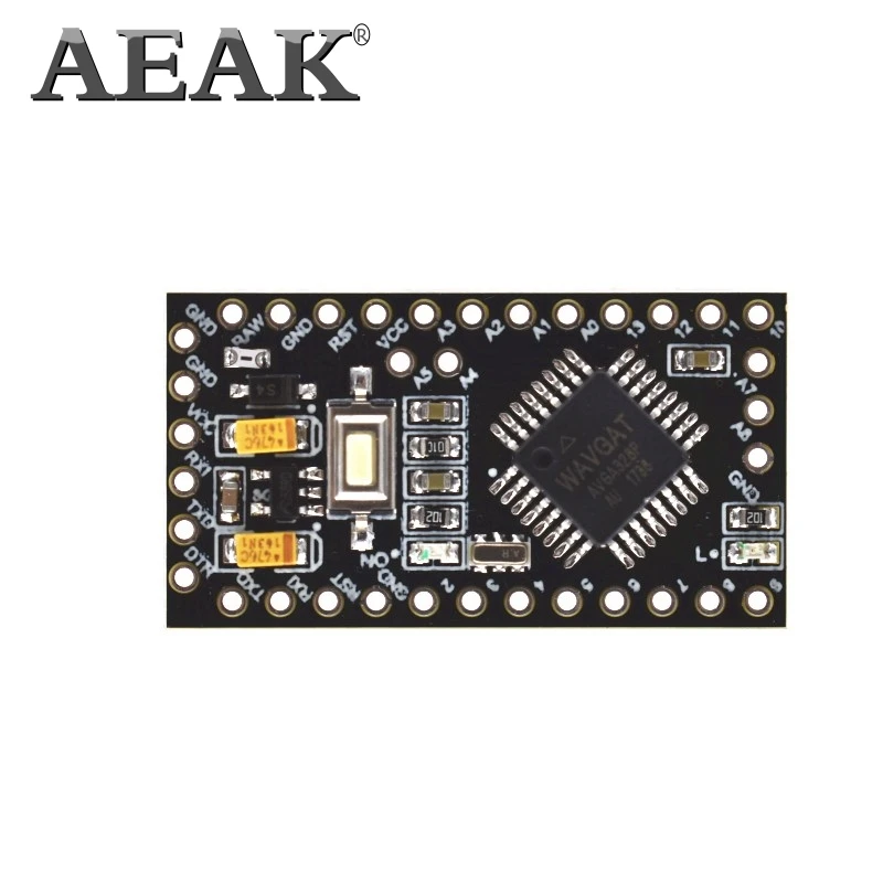 AEAK Pro Mini ATMEGA328P 328 мини ATMEGA328 5V 16MHz для arduino Nano Микро контрольная плата