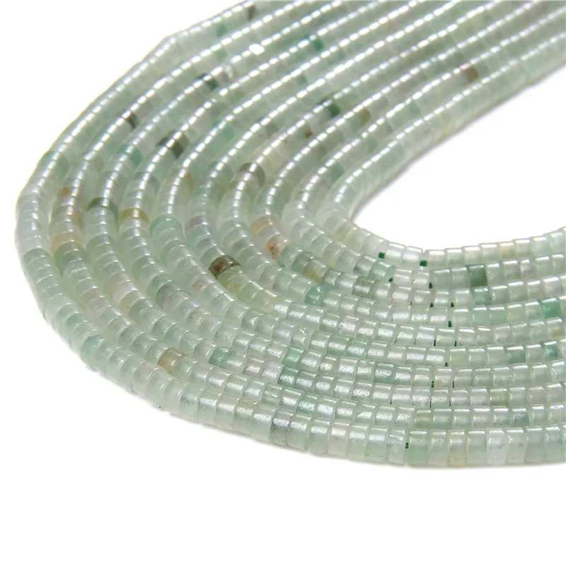 

2x4mm Cylindrical Natural Stone Beads Quartz Agat Imperial Jaspe Bead Tube Spacer Loose Beads For Jewelry Making Bracelets DIY
