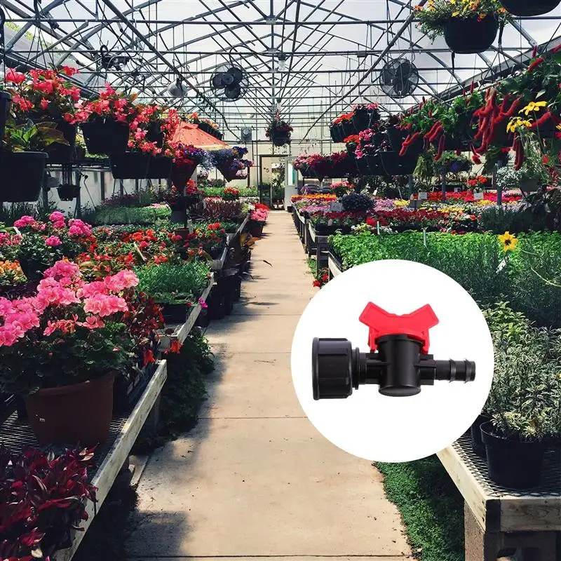 

10pcs 16PE Pipe Switch Valve Durable Irrigation Fittings Irrigation Tube Connector 25mm Pipe Connector for Agriculture Home