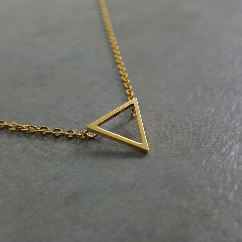 Великолепная сказка Boho Треугольники кулон Цепочки и ожерелья Для женщин