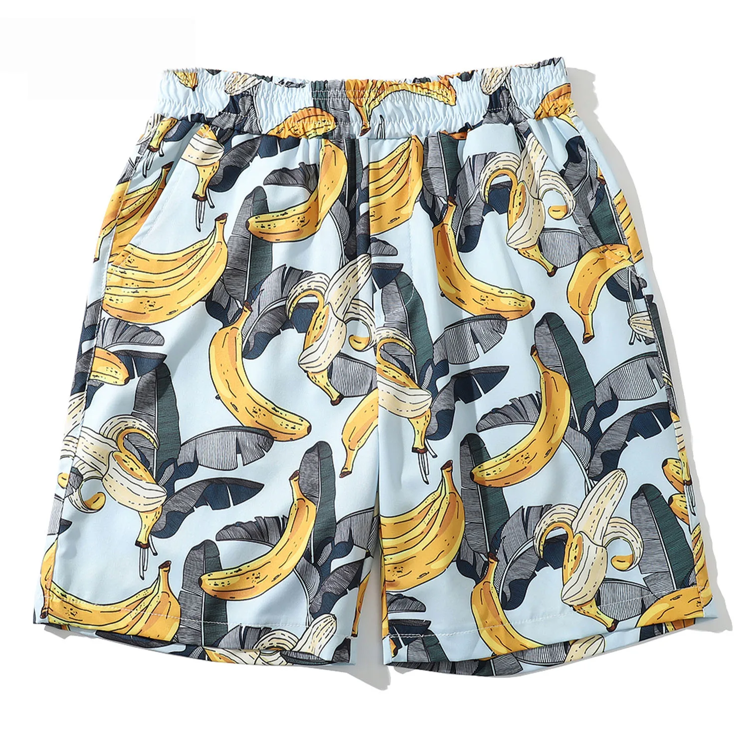 Женские Короткие повседневные шорты с гавайским принтом в стиле Харадзюку