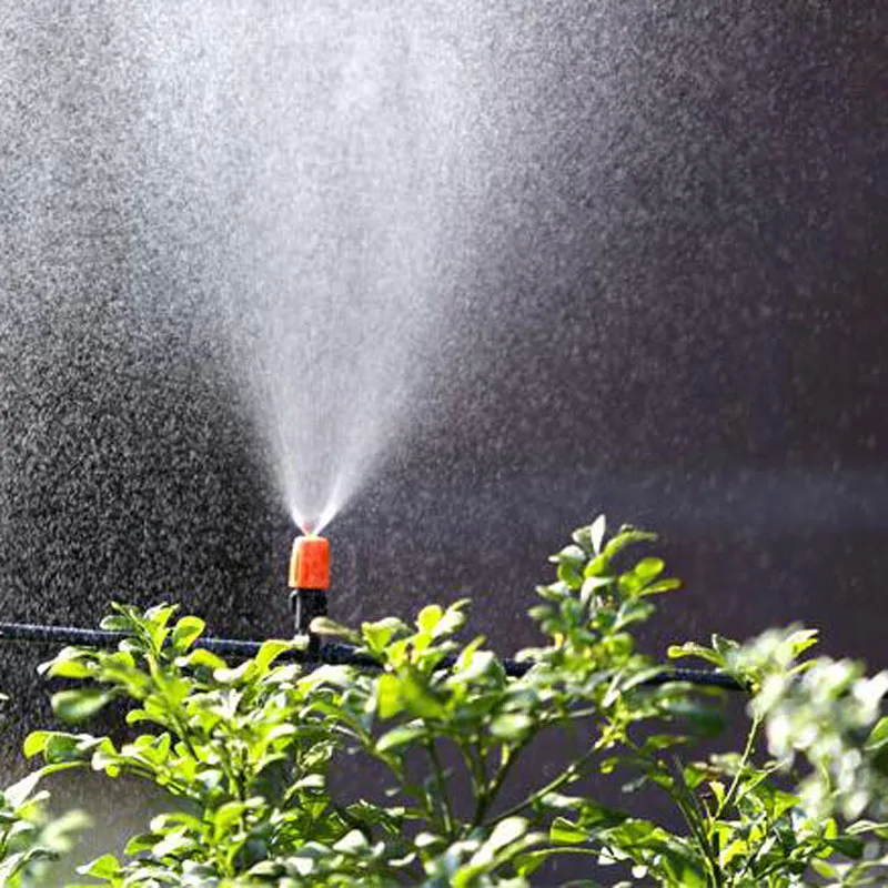 

50pcs Garden Irrigation Mist Micro Flow Dripper Water Hose Drip Adjustable Head