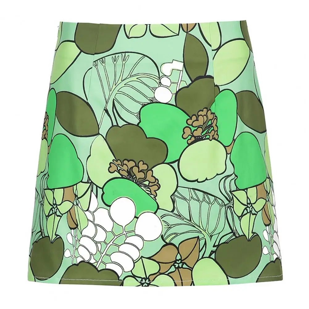 

Повседневная модная короткая юбка с высокой талией, дышащая мини-юбка на молнии для праздника