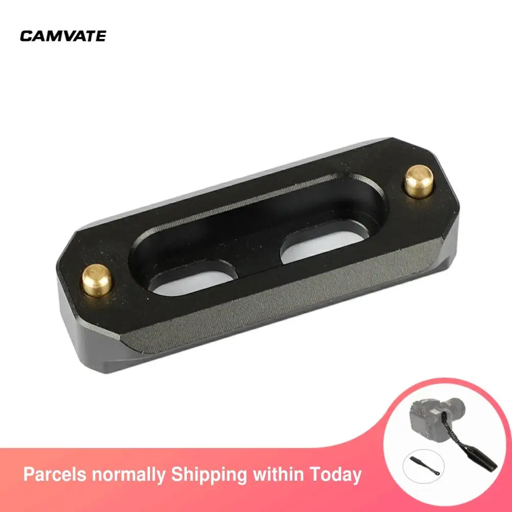 

CAMVATE Standard 50mm Quick Release NATO Safety Rail Bar With Spring Loaded Pins For SlideMount/ RED/ Epic/ Scarlet/ Black Magic