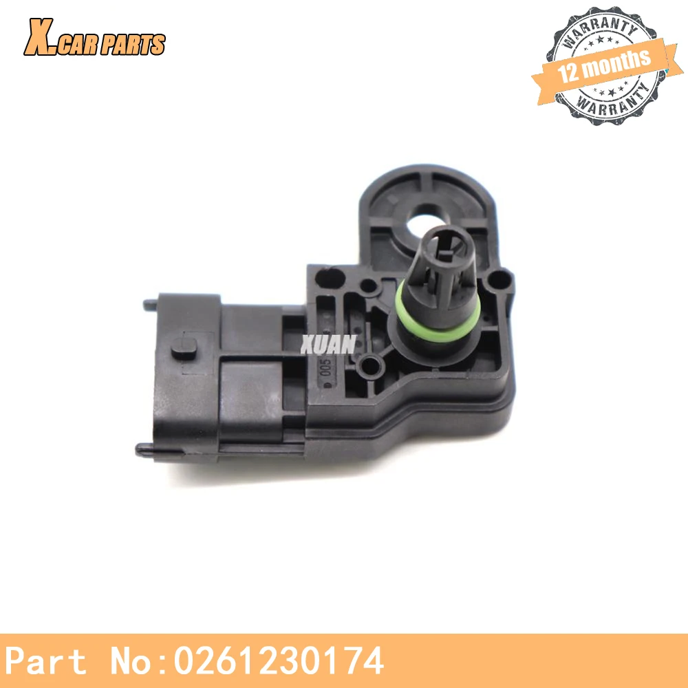 Датчик абсолютного давления в коллекторе 1 бар 0261230174 для FORD KA LANCIA MUSA Y YPSILON OPEL VAUXHALL