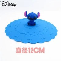 disney new 2021 cute cartoon stitch seal silicone dust proof non toxic and leak proof coaster