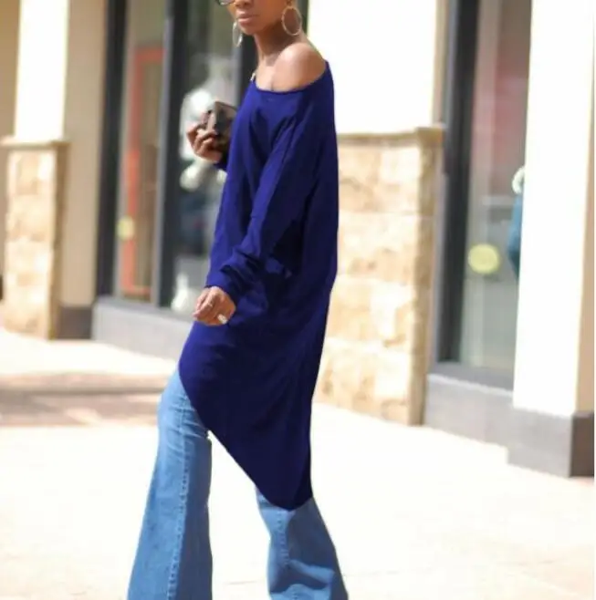 Женские асимметричные платья осень свободные вечерние платье повседневные с