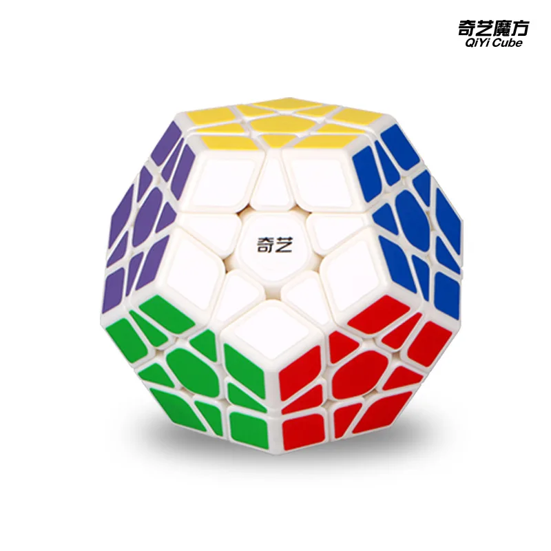 Qiyi 2x2 3x3 комплект Megaminx Qiheng черные наклейки скоростной куб развивающие игрушки