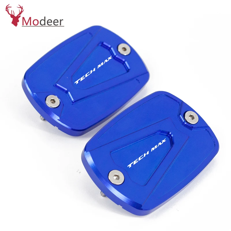 

Pair Accessories Motorcycle Brake Fluid Fuel Reservoir Tank Cap Cover For YAMAHA Tech-Max Techmax tech-max 2020 Tank Covers Caps