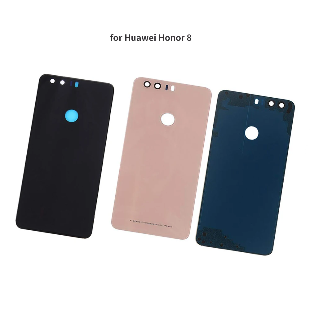 Для Honor8 Задняя стеклянная батарея Корпус Крышка Замена для huawei Honor 8x Honor 8 Lite задняя дверь задний Чехол+ наклейка