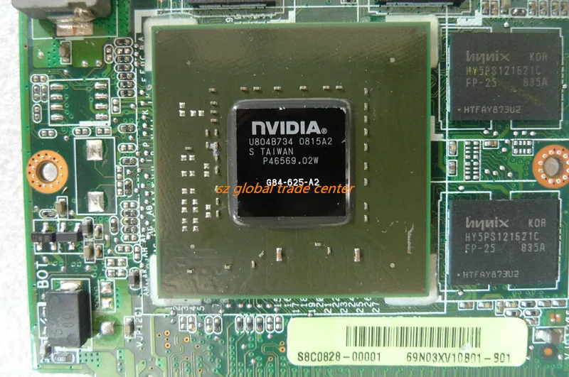 

F8 NB8P 08G2041NV20I 9500M 512mb GS G84 625 A2 VGA Video card for ASUS X55S X55SV X56S F8 F8S F8SN M50SV F8SV