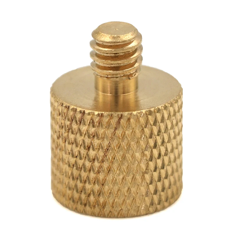 Золотой цвет 3/8 &quotдо 1/4&quot Женский Мужской штатив резьба Винтовой Адаптер для