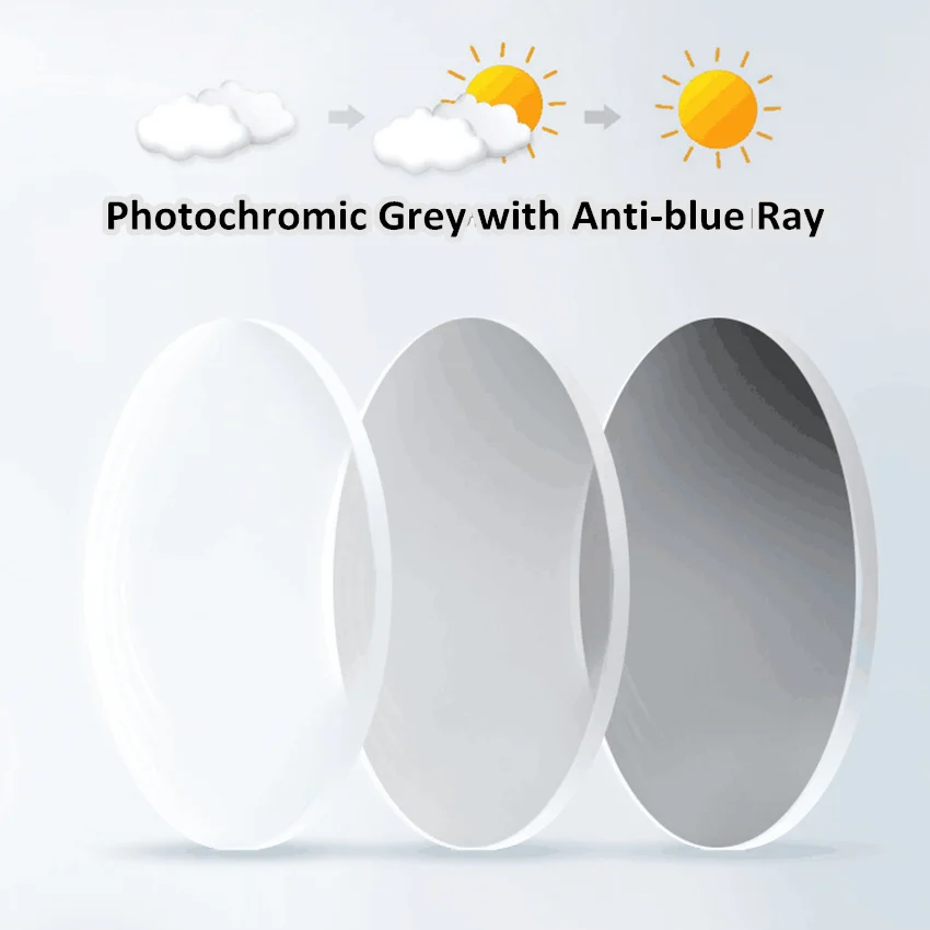 Асферические оптические линзы для близорукости высокое качество Индекс 1 56/1 61/1 67