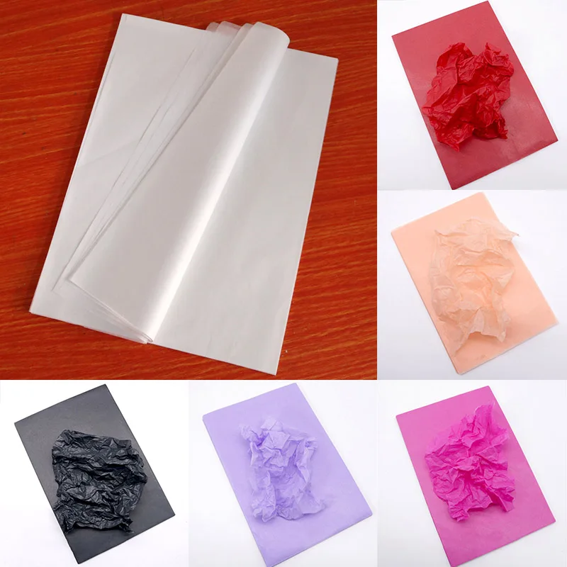 100Sheets/Pack A4/A5 Liner Tissue Paper For Clothing Shirt Shoes DIY Handmade Translucent Wine Wrapping Papers Gift Packaging