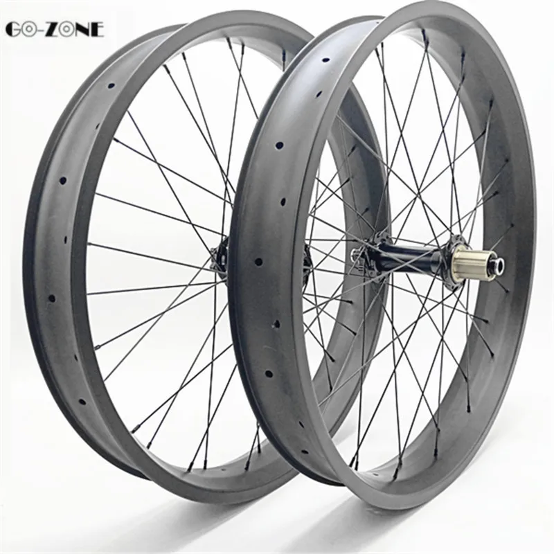 26 дюймов fatbike Углеродные колеса 100x25 мм бескамерные дисковые колеса FASTace DH 805 150x15 197x12 Углеродные колеса для fat bike