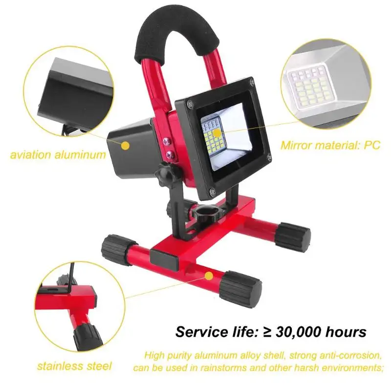 Ручной светодиодный прожектор DICN 60 Вт для кемпинга точечный светильник поиск