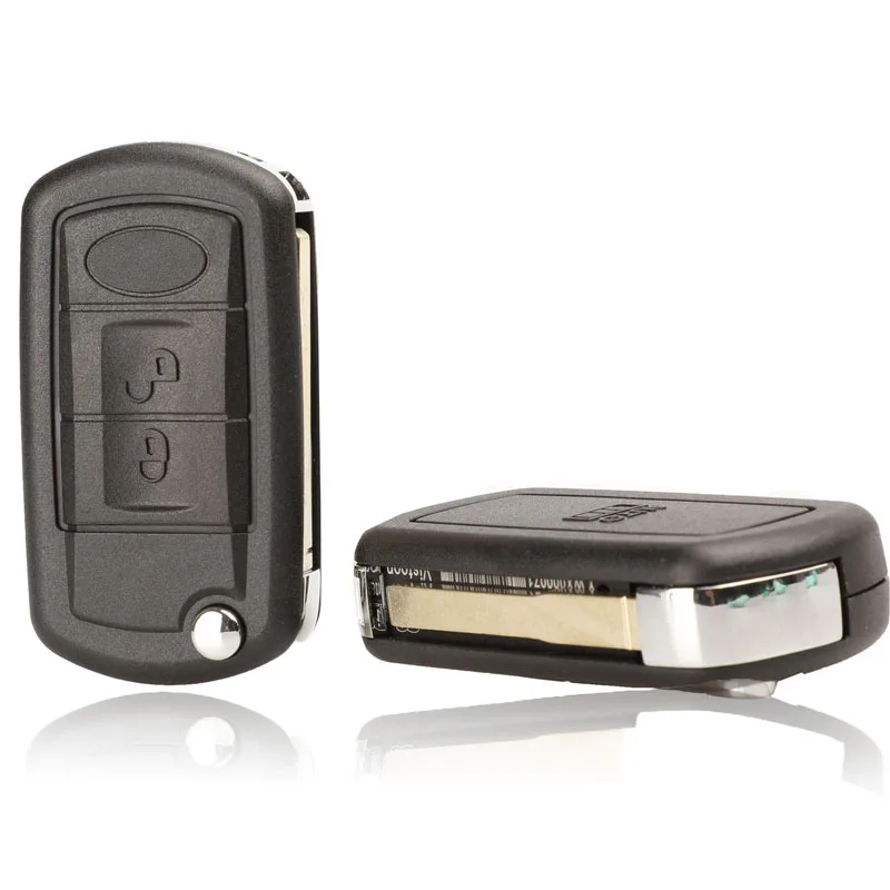 Jingyuqin 3 кнопки дистанционного флип автомобильный чехол для ключей брелок Стильный чехол для Land Rover Range Rover Sport LR3 Discovery