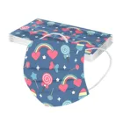 10-50 шт. одноразовые маски для детей с принтом радуги 3 Слои фильтр сварочная маска для лица из дышащей ткани Симпатичные маски Mascarillas