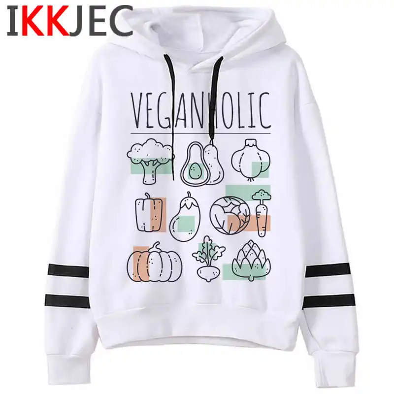 Веганских материалов толстовки женская уличная одежда с графическим принтом