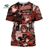 sonspee new game genshin impact aesthetic graphic t shirt plus size japanese style oversized t shirt anime woman hip hop tops
