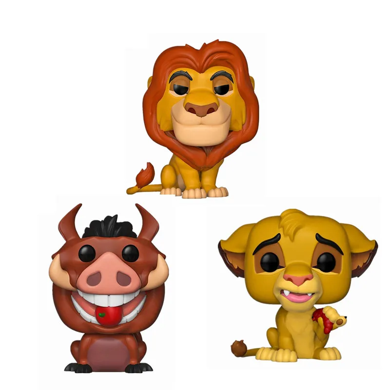 

Disney Cartoon The Lion King -Mufasa Pumbaa Simba Vinyl Action & Figure Collectible Model Toys for Children Birthday Gift