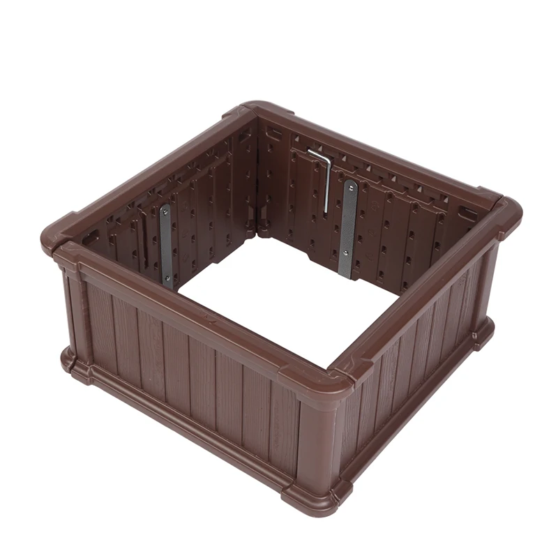 

Flower Pots Free Splicing Injection Planting Frame Plastic Balcony Square Plant Box Bonsai Bowl Nursery Basin Planter Imitation