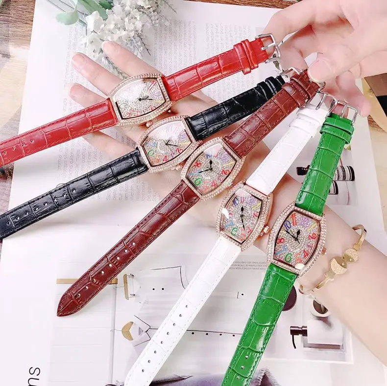

Starry Star Wine Barrel Watch Women's Explosive Steel Band Brand Women's Watch