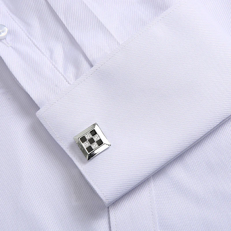 Мужская рубашка под смокинг с французскими манжетами Классическая формальная