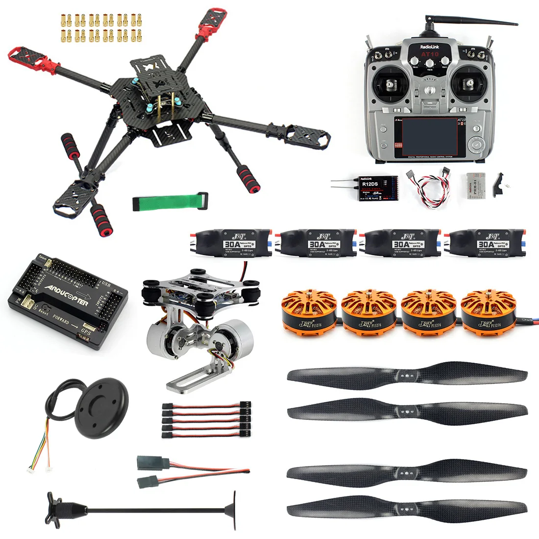 DIY GPS Дрон X4 460 мм зонт складной Радиоуправляемый квадрокоптер 4 осевой ARF