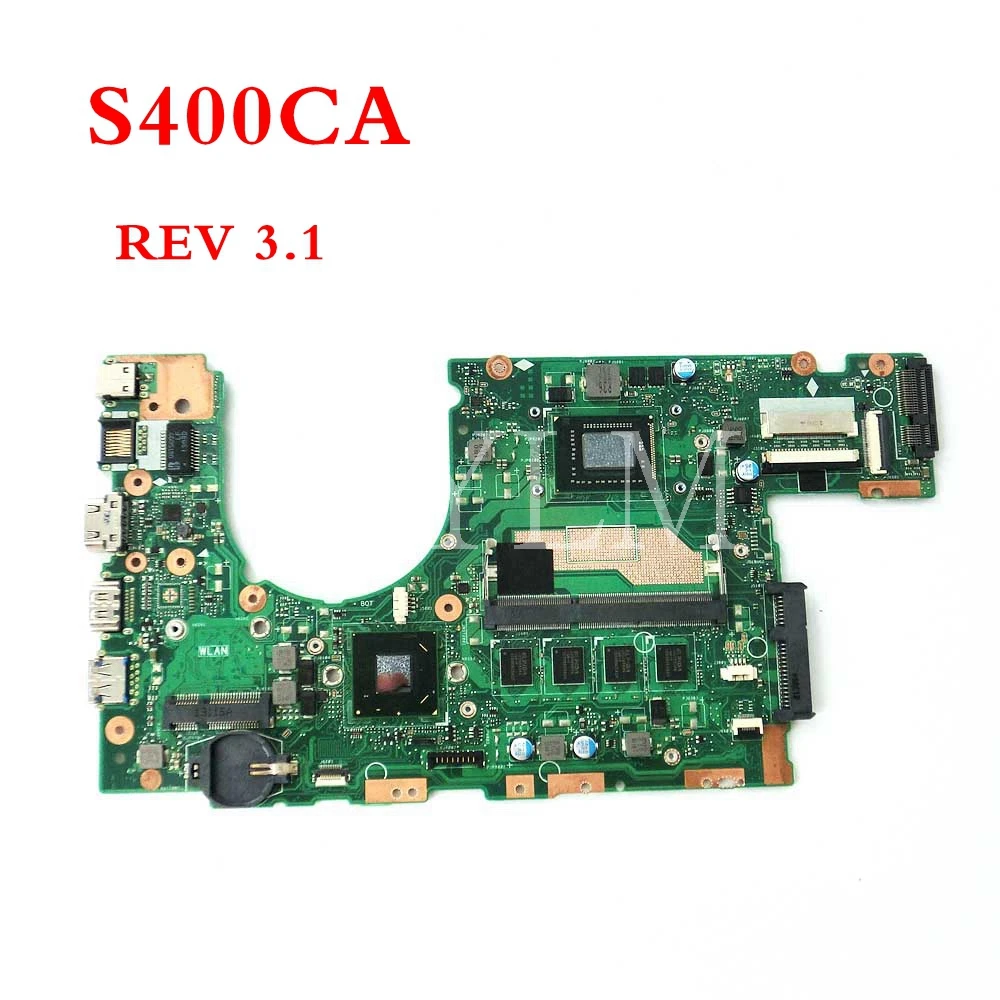 Материнская плата с процессором S400CA материнская 4 ГБ для ASUS S400 S400C S500CA S500C ноутбука