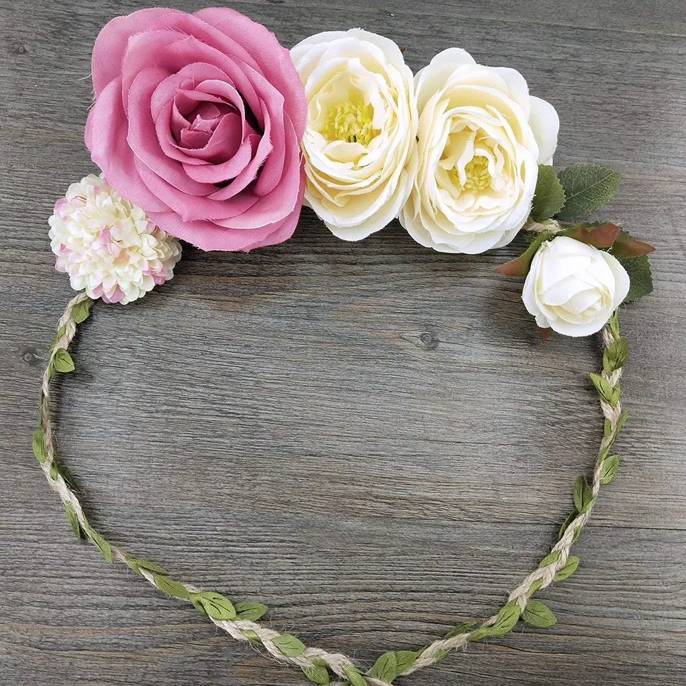 Лента Джутовая с цветными листьями 10 м|Ленты для шитья| |