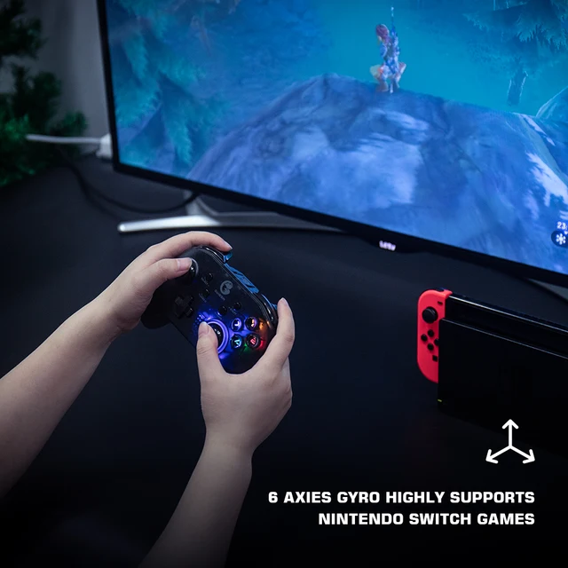 GameSir T4 Pro Bluetooth Game Controller 2.4GHz Wireless Gamepad applies to Nintendo Switch Apple Arcade and MFi Games 2