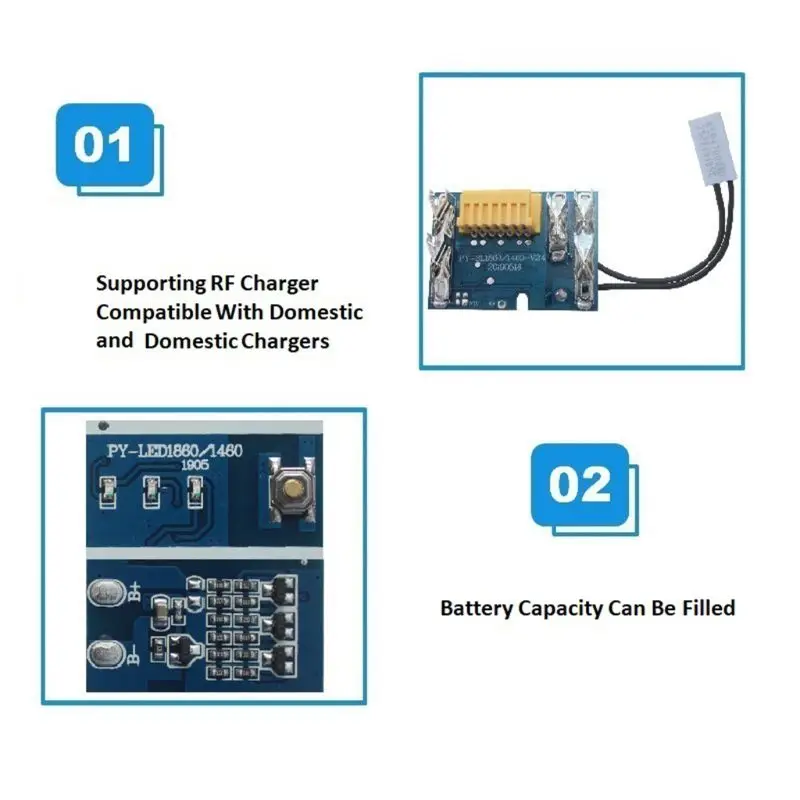 Замена платы печатной аккумулятора 18 в для Makita BL1830 BL1840 BL1850 BL1860 | Инструменты