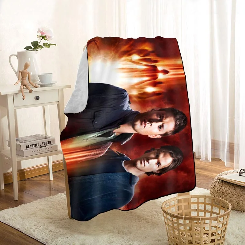 Новое прибытие ТВ супер натуральное одеяло с принтом мягкое бросок на