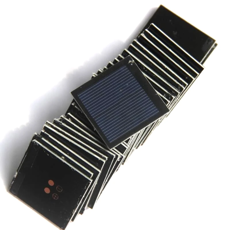 

BUHESHUI 0.2W 1V 200MA Mini Solar Panel Solar Cell Toy Panel Study Kits 40*40MM Wholesale 1000pcs