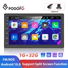 Автомагнитола Podofo, 2 Din, Android 10,0, GPS, мультимедийный плеер, 7 