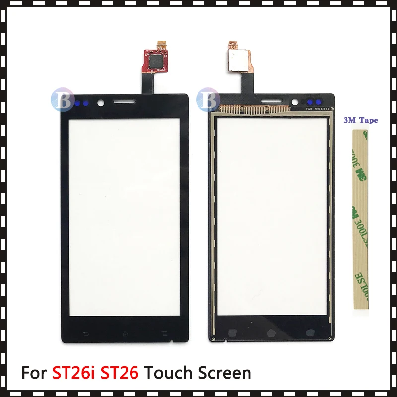 Высокое качество 4 0 &quotдля Sony Xperia J ST26i ST26 сенсорный экран дигитайзер переднее